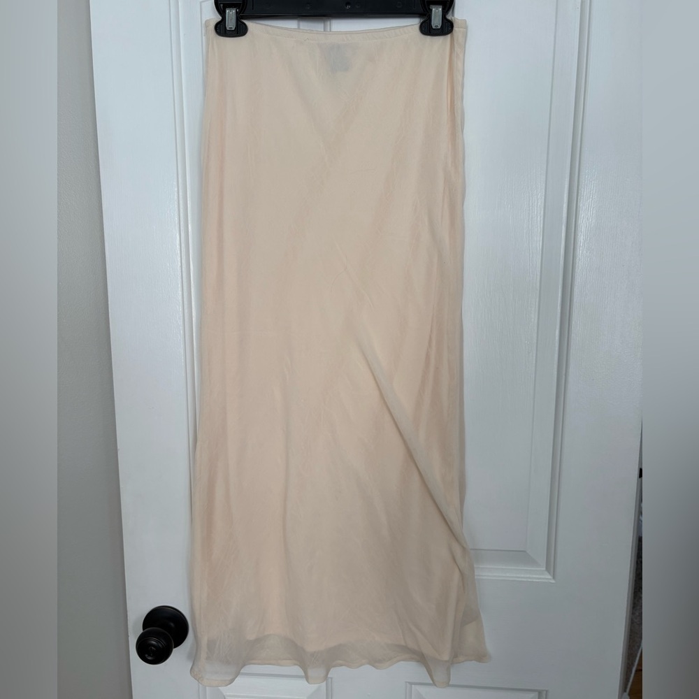 Elegant Cream Slip skirt
